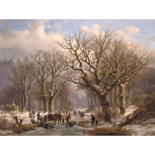 A winter landscape